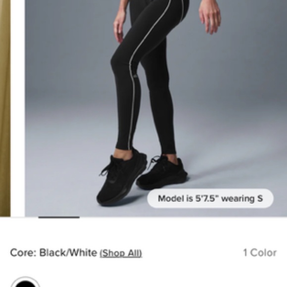 ALO Yoga Pants - Alo Airbrush High-Waist Heart Throb Legging